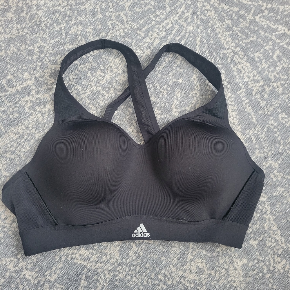 Adidas Supportive Sports Bra in Black
